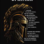 Spartan motivational Quote Poster