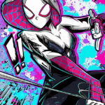 Spider Gwen Stacy Comic Poster