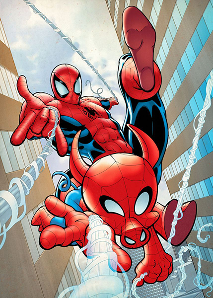 Spider ham and buddies Poster
