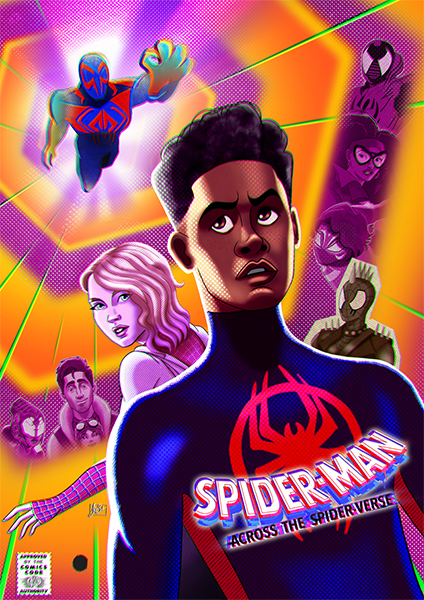 Spider Man across the Spider Verse cast Poster