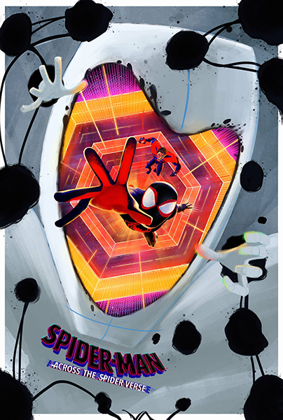Spider Man across the Spider Verse Poster