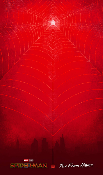 Spider Man Far from Home Web Poster