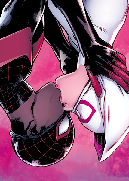 Spider Man Gwen in Love Poster