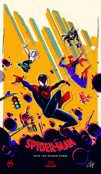Spider Man Into the Spider Verse Movie Poster