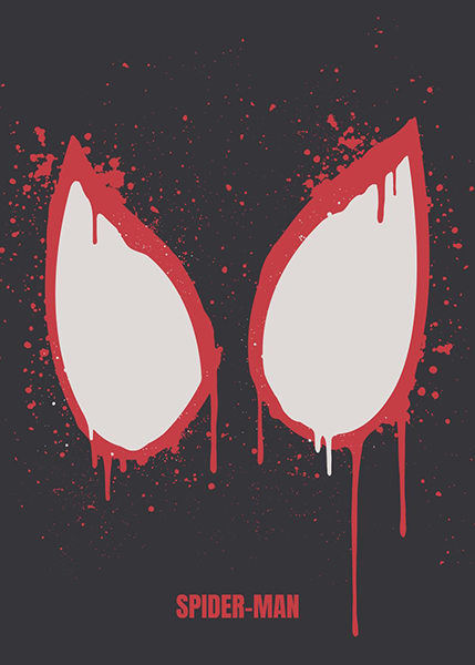 Spider Man minimalistic Poster