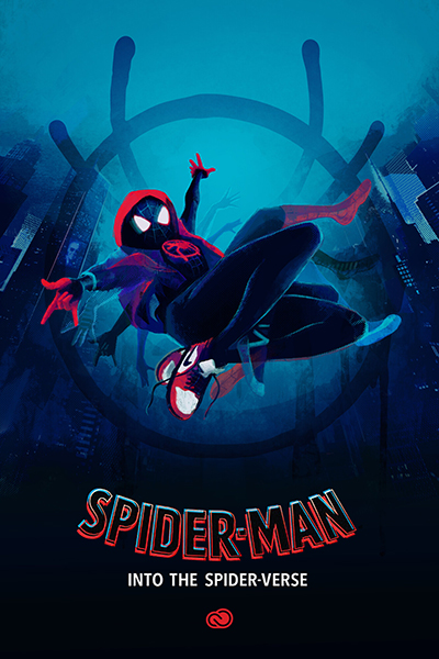 Spiderman into the Spider-Verse animated Poster