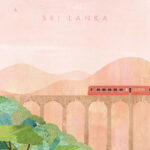 Sri Lanka Minimalist Travel Poster