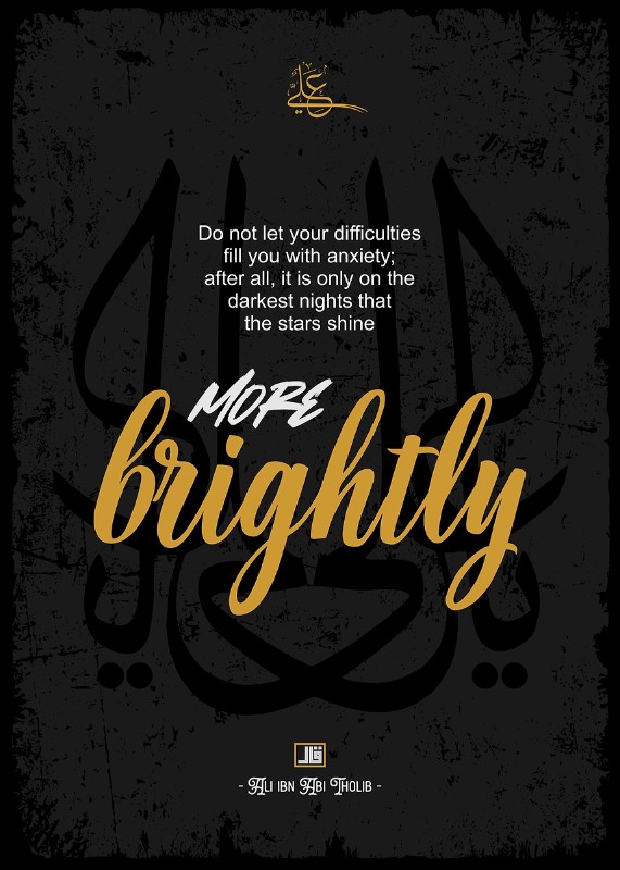 Star More Brightly In Dark Poster