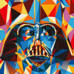Star wars Darth Vader Abstract Poster
