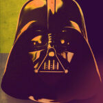 Star wars Darth Vader Sepia Poster
