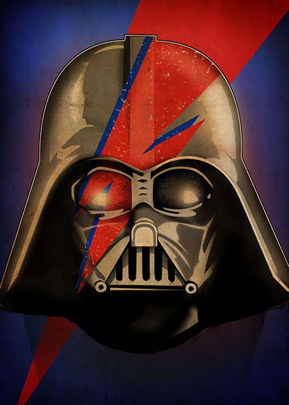 Star wars Darth Vader Ziggy Poster