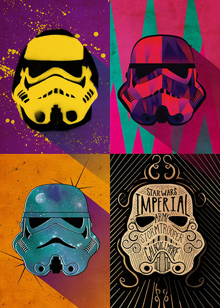 Star wars Stormtrooper Urban Squad Poster