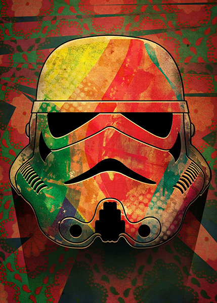 Star wars Stormtrooper Vibrant Poster