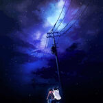 Starry lights Your Name Kimi No Na Wa anime Poster