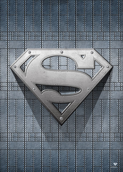 Steel Symbol of Hope Superman Poster