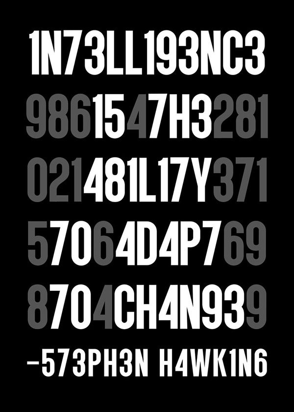 Stephen Hawking Success motivational Quote Poster