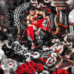 Straw Hat Luffy Fan art One Piece Poster