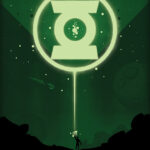 Strength comes from Indomitable Will Green Lantern Poster