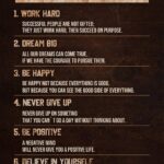 Success Notes Metal Wood Poster