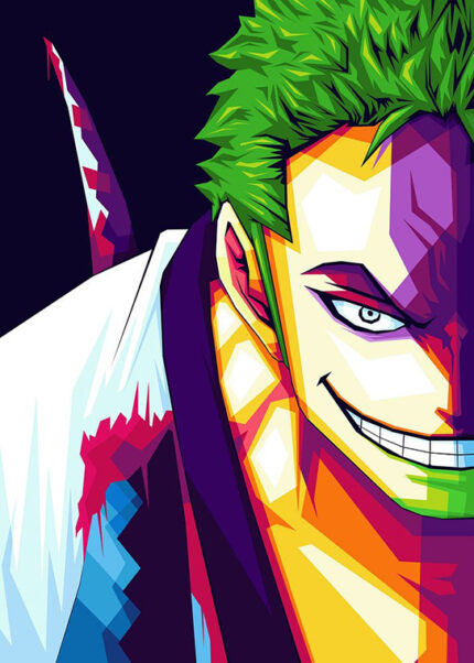 Zoro One Piece Pop art Poster