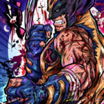 Superhero Wolverine Anime Comic Poster