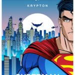 Superman Man of Steel art Poster