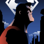 Superman Man of Steel Comic art Poster