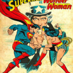 Superman vs Wonder Woman Battle of fists Poster