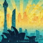 Sydney Australia Travel Poster
