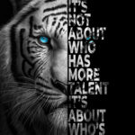 Talent or Hungry animal motivational Poster