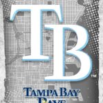 Tampa Bay Rays Major Basketball League City Maps Crests Poster