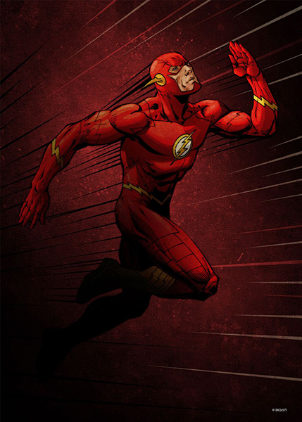 The Flash sprint race Poster