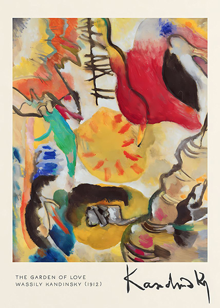 The Garden of Love Wassily Kandinsky 1912 Poster