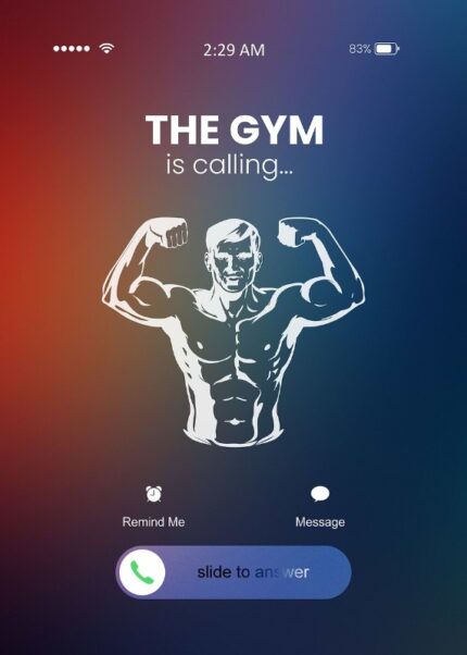 The Gym Is Calling Quotes Poster