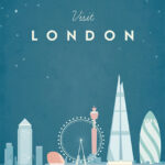 London Minimalist Travel Poster