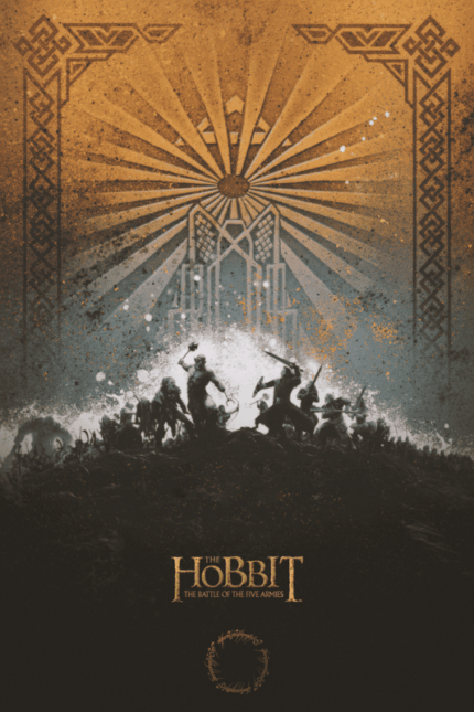 The Hobbit The Battle Of The Five Armies 2014 Movie Poster