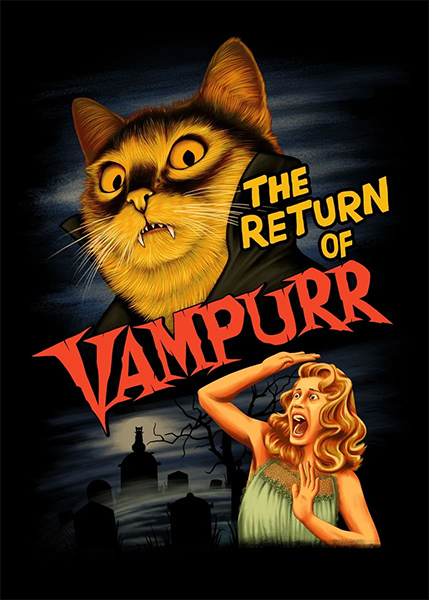 The Return of Vampurr funny Poster