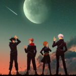 The Sorcerer Gand Jujutsu Kaisen anime Poster