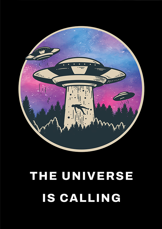 The Universe is calling Poster