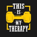 This Is My Therapy Gym Poster