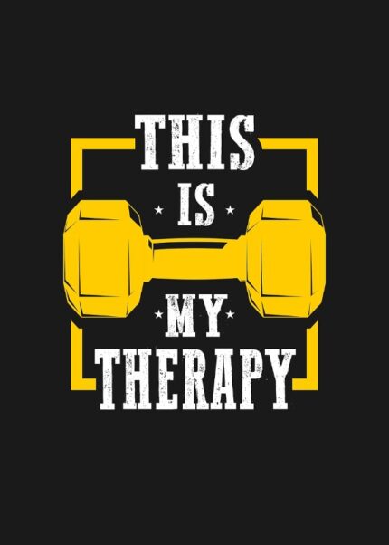 This Is My Therapy Gym Poster