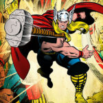 Thor hammer throw Comics Poster