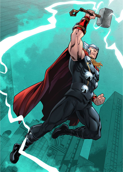 Thor lightning god Poster
