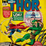Thor vs loki Comics Poster