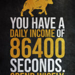 Time Stops for No one use wisely Success Poster