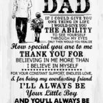 To my dad from son Poster