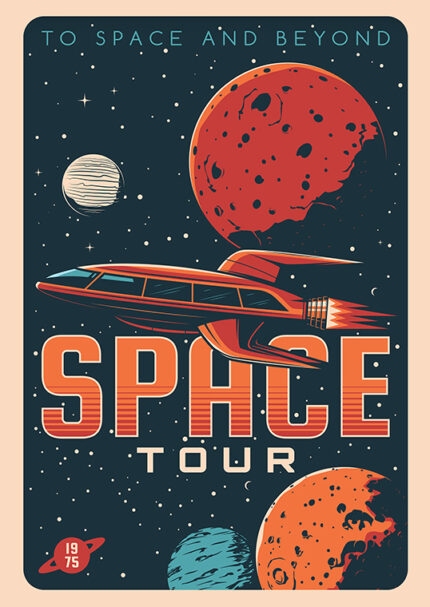 To Space and Beyond Space Tour Poster