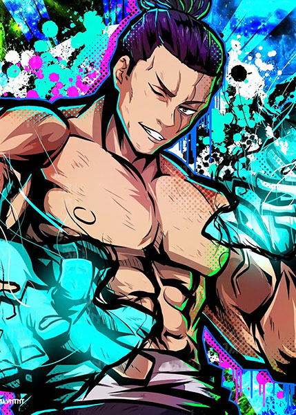 Todo aoi Jujutsu Kaisen Anime Comic Poster