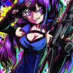 Tohka as Titan Slayer Bullseye Anime Comic Poster