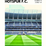 Tottenham Hotspur FC Stadium Poster